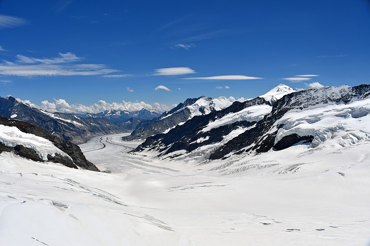 Commons: Jungfraujoch and the Aletsch Glacier