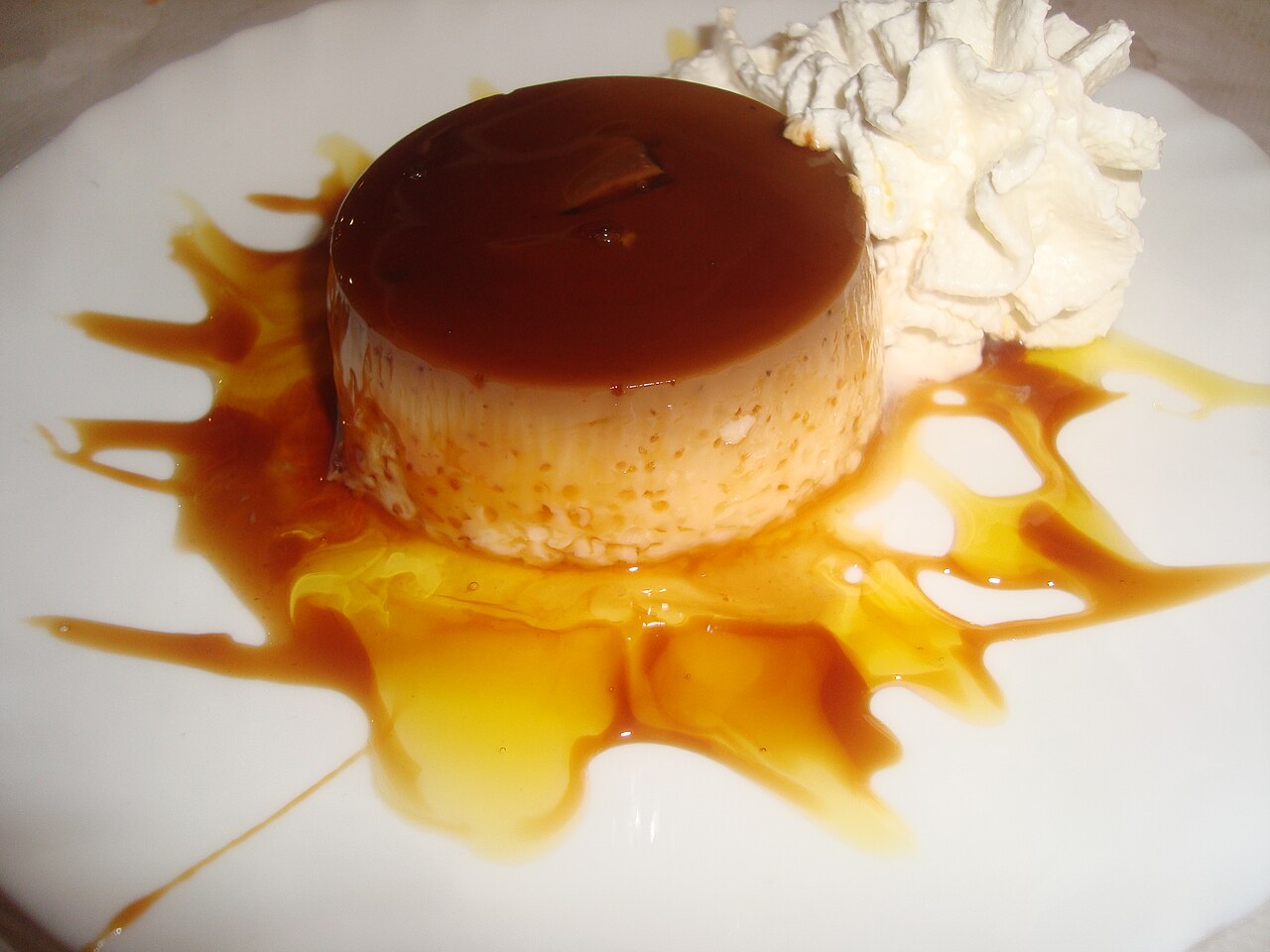 Commons: flan caramelo
