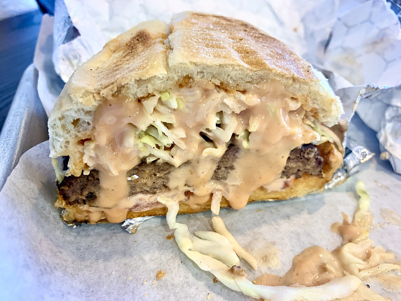 Chimichurri burger