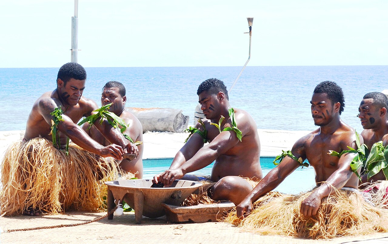 Commons: kava ceremony Fiji