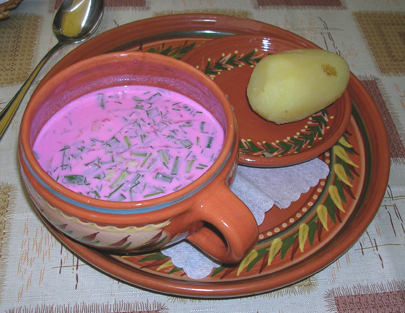 Cold beet soup