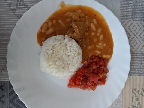 Pork with white beans