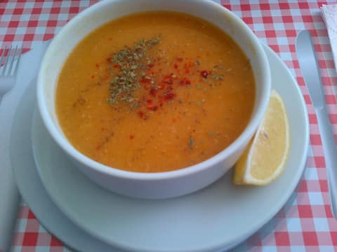 Red lentil soup